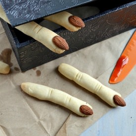 Spooky Witch Finger Cookies