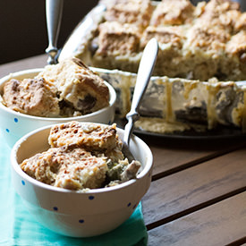 Broccoli-Cheddar Cobbler