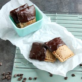 Chocolate Dipped Pumpkin PopTarts