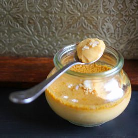 Salted Burnt Caramel Custard