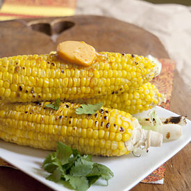 Corn & Scallions w/Compound Butter