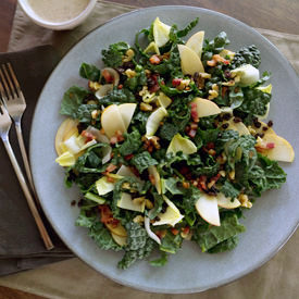 Kale, Apple, Pancetta Salad