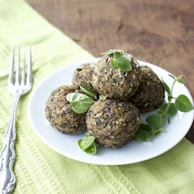 Lentil and Eggplant Meatballs