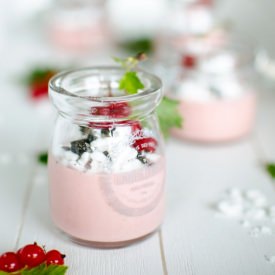 Red Currant Panna Cotta