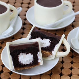 S’mores Coffee Cup Cupcakes