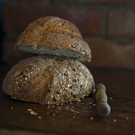 Bread with Chia and Flax Seeds