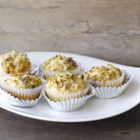 Leek and Pistachio Muffins