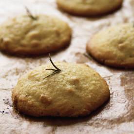Orange, Rosemary & Polenta Cookies