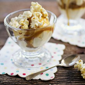 Popcorn Caramel Ice Cream