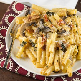 Smokehouse Bacon Ziti Alfredo