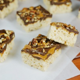Turtle Krispie Treats