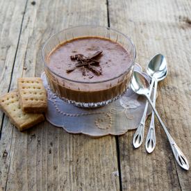 Easy Chocolate Mousse & Shortbread