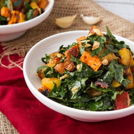 Rockin’ Root Warmed Kale Salad