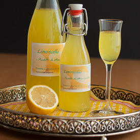 Homemade Limoncello