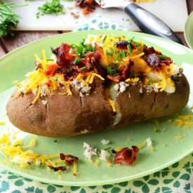 Baked Potatoes in the Slow Cooker