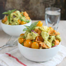 Pesto Tortellini Pasta Salad