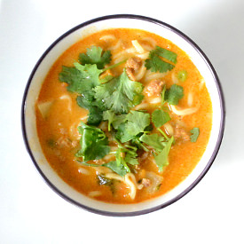 Coconut Curry Ramen Noodle Soup