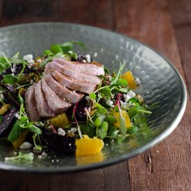 Duck, Beetroot & Orange Salad