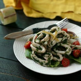 Calamari Salad w/ Preserved Lemons