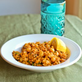 Chickpea Salad w/ Carrots