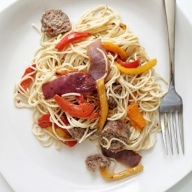 Sausage and Peppers Pasta