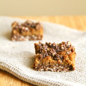 Pumpkin Pie Oatmeal Bars