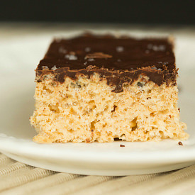 Salted Caramel Rice Krispies Treats