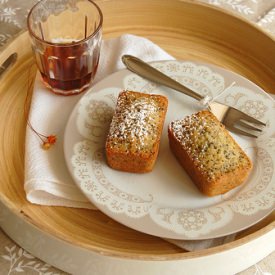 Lime Poppy Seed Financiers