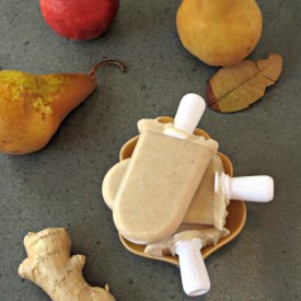 Ginger Pear Popsicles