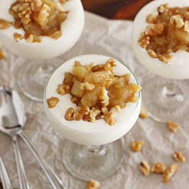 Apple Ginger Compote with Yogurt