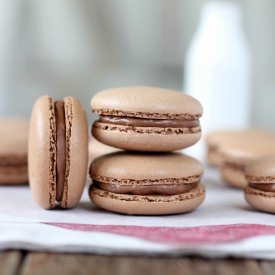 Chocolate Hazelnut Macarons