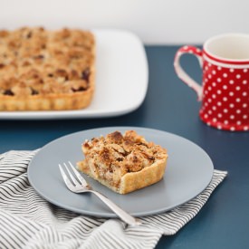 Fall Fruit Streusel Cake