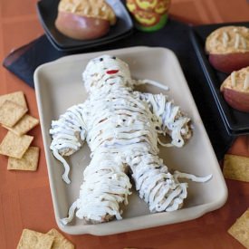 Halloween Cheese Mummy