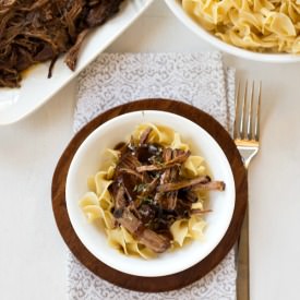 Crockpot Balsamic Beef