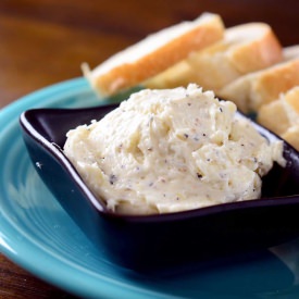 Whipped Garlic & Pepper Butter