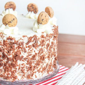 Layer Cake with Cream and Truffle