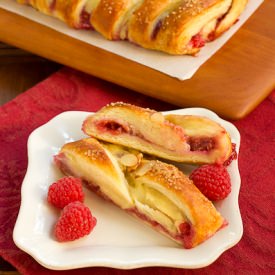Raspberry Danish Braid
