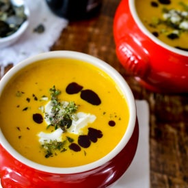 Creamed Pumpkin Soup.