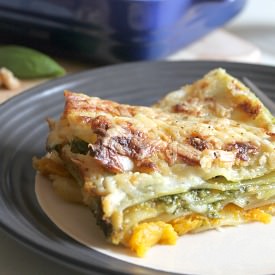 Cheesy Roasted Squash Lasagne