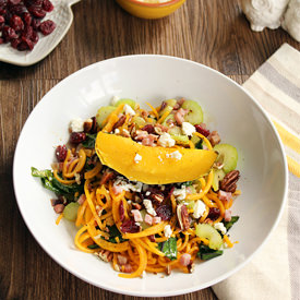 Baked Butternut Squash Noodle Pasta