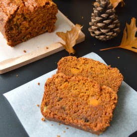 Eggless Pumpkin Bread