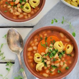 Tomato Soup with Beans