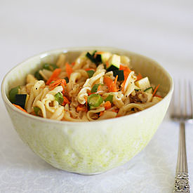Crunchy Vegetable Pasta Salad
