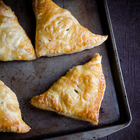 Apple, Sweet Potato and Bacon Turnover