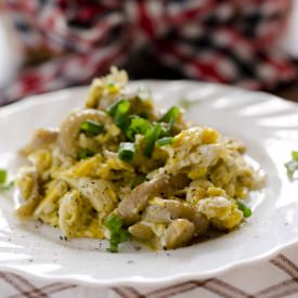 Scrambled Eggs with Mushrooms