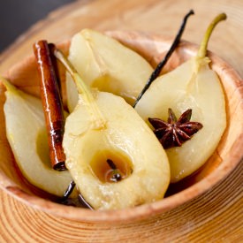 Pears with Spicy Syrup