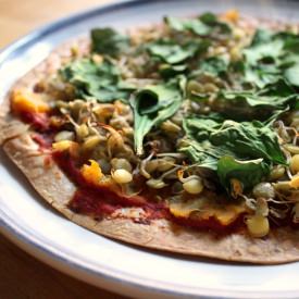 Lentil Butternut Squash Pizza