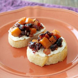 Butternut Squash Bruschetta