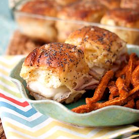 Hot Ham & Cheese Sliders