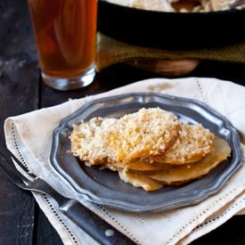 Beer Cheese Skillet Potatoes
